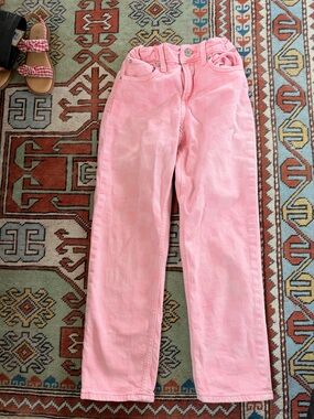 Girls High-Rise wide leg Jeans